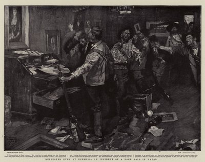 Respected even by Enemies, An Incident of a Boer Raid in Natal by Frank Craig